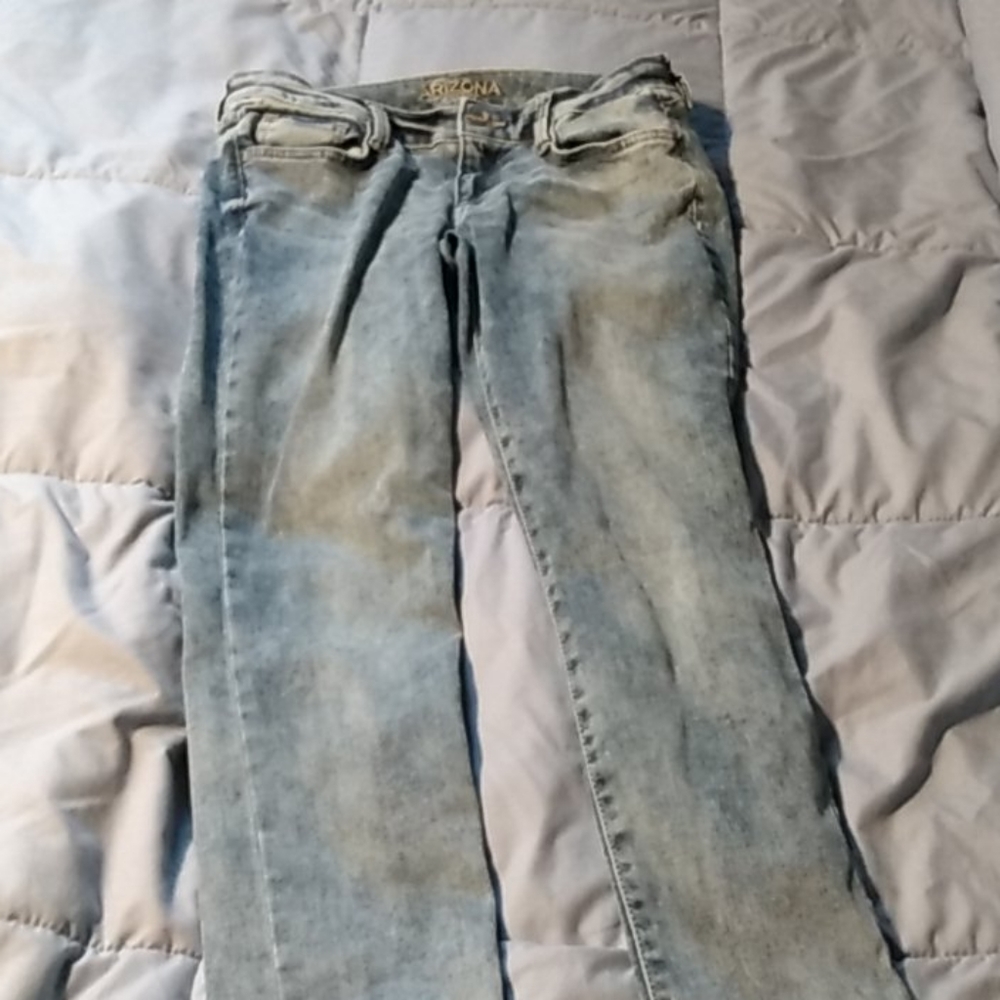 Denim skinny jeans